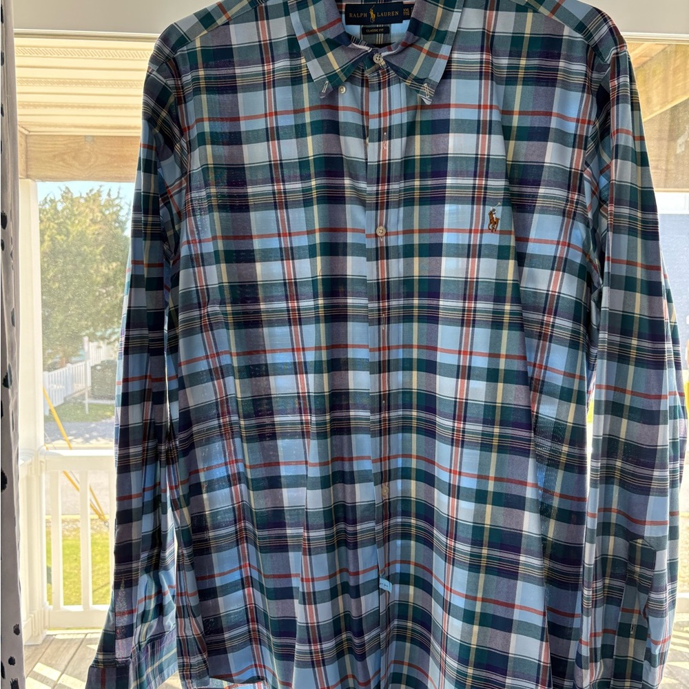 Ralph Lauren Men's Multicolor Plaid Shirt